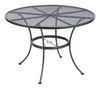 Living Accents Winston Black Round Steel Dining Table
