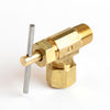1/4 in. 1/8 in. Brass Angle Compression Valve (Pack of 5)