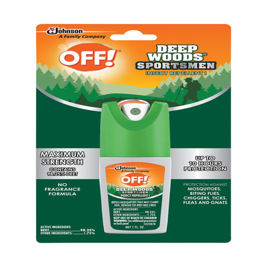 OFF! Deep Woods Insect Repellent Liquid For Fleas, Gnats, Mosquitoes, Mosquitoes, Flies 1 oz.