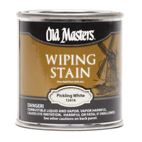 Old Masters Semi-Transparent Pickling White Oil-Based Wiping Stain 0.5 Pt. (Pack of 6)