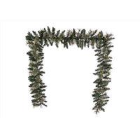 Celebrations 9 ft. L LED Prelit Multicolored Mixed Pine Garland