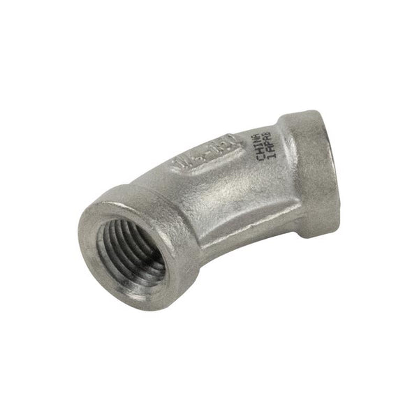 B&K Proline 3/8 in. FIP in. Stainless Steel 4 in. L 45 Degree Elbow