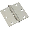 National Hardware 3.5 in. L Silver Door Hinge 1 pk