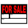 Hillman English Black Auto For Sale Sign 15 in. H X 19 in. W (Pack of 6)