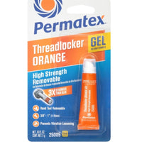 Permatex High Strength Removable Threadlocker Gel 0.18 oz (Pack of 6)