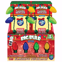 Shawshank LEDz Magic Seasons Battery Christmas Flashing Necklace (Pack of 12)