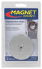 Magnet Source 2-5/8 in. L X 2.63 in. W Silver Magnetic Hooks 35 lb. pull 2 pc