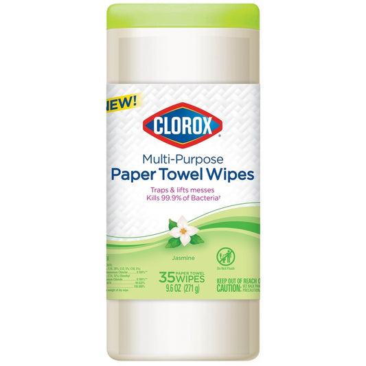 Clorox Jasmine  Disinfecting Wipes 35 ct 1 pk (Pack of 6)
