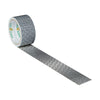 Duck Silver Diamond Plate Duct Tape 10 L yd. x 1.88 W in. for Indoor/Outdoor Craft and DIY Projects