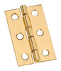 National Hardware 2 in. L Solid Brass Narrow Hinge 1 pk - Deal of The Week