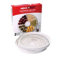 Nesco White 2 each Food Dehydrator Tray - Open Box
