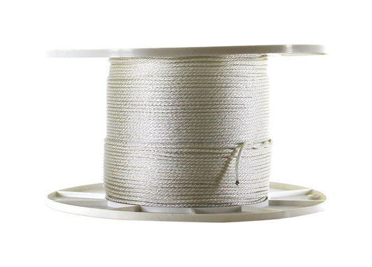 Koch 1/8 in. D X 1000 ft. L White Solid Braided Nylon Cord