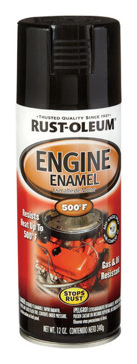Rust-Oleum Automotive Gloss Black Engine Enamel Spray 12 oz. - Deal of The Week