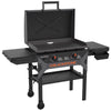 Blackstone 2311 Iron Forged 28” Omnivore Griddle with X-Braced Hood, Powder Coated Steel, Black - Deal of The Week