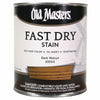 Old Masters Semi-Transparent Dark Walnut Oil-Based Alkyd Fast Dry Wood Stain 1 qt (Pack of 4)
