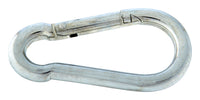 Campbell Chain Zinc-Plated Steel Spring Snap 200 lb. 3-1/5 in. L (Pack of 10)