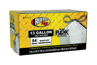 Ruffies Pro 13 gal Tall Kitchen Bags Drawstring  (Pack of 6)