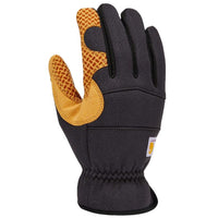 Carhartt Men's Indoor/Outdoor Grip Gloves Black/Yellow XL 1 pair