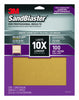 3M Sandblaster 11 in. L X 9 in. W 100 Grit Ceramic Sandpaper 4 pk