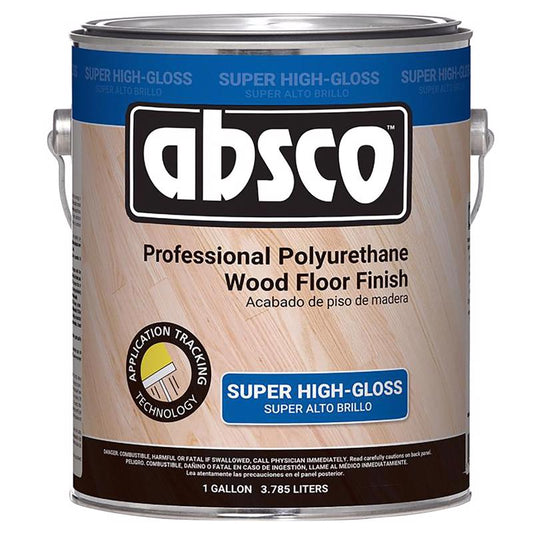 Absco Super High-Gloss Wood Floor Finish 1 gal