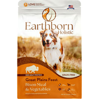Holistic Great Plains Grain Free Dog Food, Bison, 25 lbs.