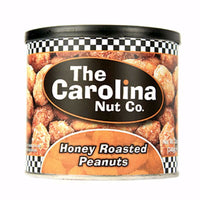Carolina Nut Co. Honey Roasted Peanuts 12 oz Can (Pack of 6)