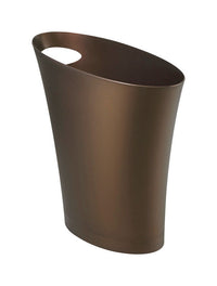 Umbra Skinny 2 gal Bronze Plastic Modern Wastebasket - Deal of The Week