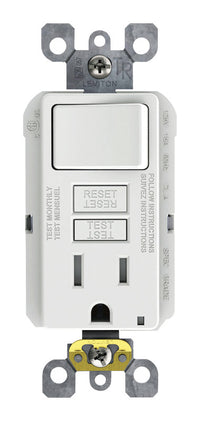 Leviton SmartlockPro 15 amps 125 V White GFCI Outlet 5-15R 1 pk - Open Box