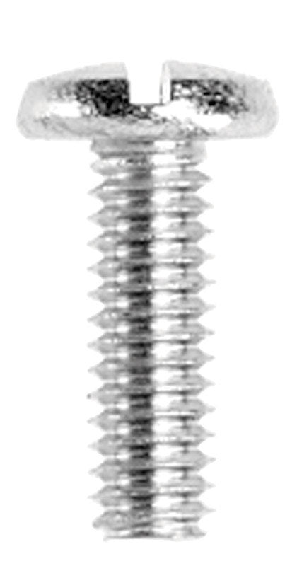 Danco No. 8-32 x 1/2 in. L Slotted Binding Head Brass Faucet Handle Screw 1 pk (Pack of 5)