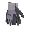 Kinco Men's Indoor/Outdoor Palm Gloves Black/Gray L 1 pair
