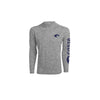 Costa L Long Sleeve Men's Crew Neck Heather Gray Tee Shirt