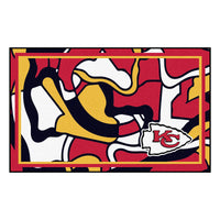 NFL - Kansas City Chiefs XFIT 4ft. x 6ft. Plush Area Rug