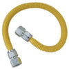 Eastman 3/4 in. FIP X 3/4 in. D FIP 36 in. Stainless Steel Gas Connector
