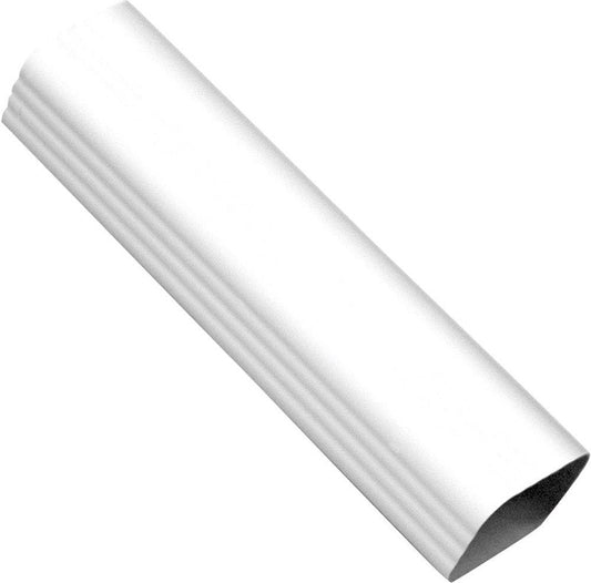 Amerimax 2 in. H x 3 in. W x 120 in. L White Vinyl Traditional Downspout (Pack of 6)