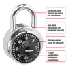 Master Lock 2 in. H x 1-7/8 in. W Steel Combination Dial Padlock 1 pk