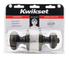 Kwikset  Cove  Venetian Bronze  Entry Knobs  ANSI/BHMA Grade 3  1-3/4 in.