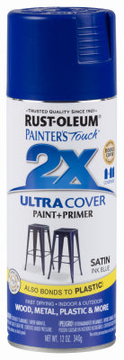 Rust-Oleum Painter's Touch Satin Ink Blue Spray Paint 12 oz. (Pack of 6)