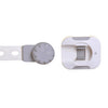 Dreambaby Twist 'N Lock Gray/White Plastic Adhesive Multi-Use Latch 2 pk