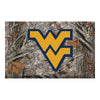 West Virginia University Camo Rubber Scraper Door Mat