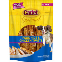 Cadet Gourmet Porkhide & Chicken Twists