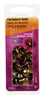 Hillman No. 9 Antique Brass Brass Double Point Tacks 25 pk (Pack of 6) - Deal of The Week