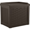 Suncast Brown Plastic 22 gal. Capacity Deck Box 23 H x 22 W x 17 D in. with Seat