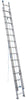 Werner 28 ft. H Aluminum Extension Ladder Type I 250 lb. capacity