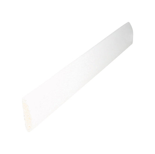 Inteplast Building Products 15/16 in. x 8 ft. L Prefinished White Polystyrene Molding (Pack of 25)