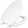 Mayfair by Bemis Westport Elongated White Enameled Wood Toilet Seat - Open Box