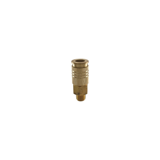 Campbell Hausfeld Brass Air Coupler 1/4 in. Male 1 pc