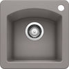 Diamond Bar Sink Dual Mount - Metallic Gray