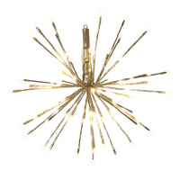Celebrations LED Warm White Gold Radiant Blast 16 in. Pathway Decor