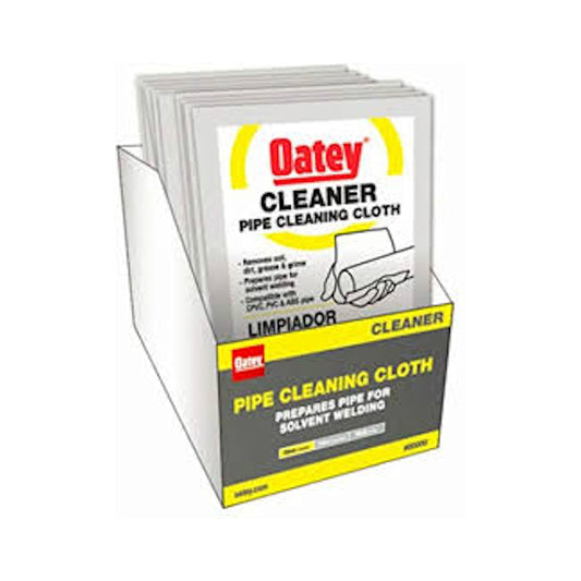 Oatey Cotton Pipe Cleaning Cloth 8 in. W x 7 in. L