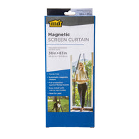 SCREEN CURTAIN BLK 83"L (Pack of 6)